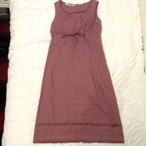 Cute Zara Basic 2000 Dusty Pink Cotton Dress 6